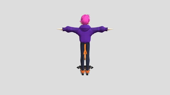 Vtuber Fame (Tail) 3D Model