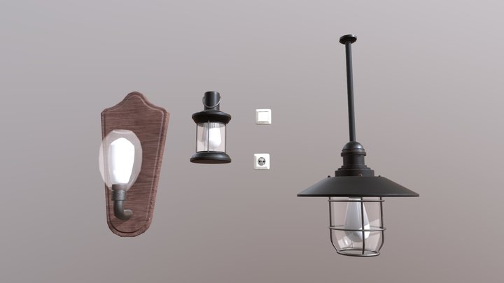 Lamps 3D Model