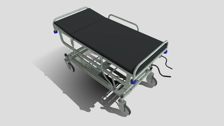 Hospital Bed – Free 3D Model STL