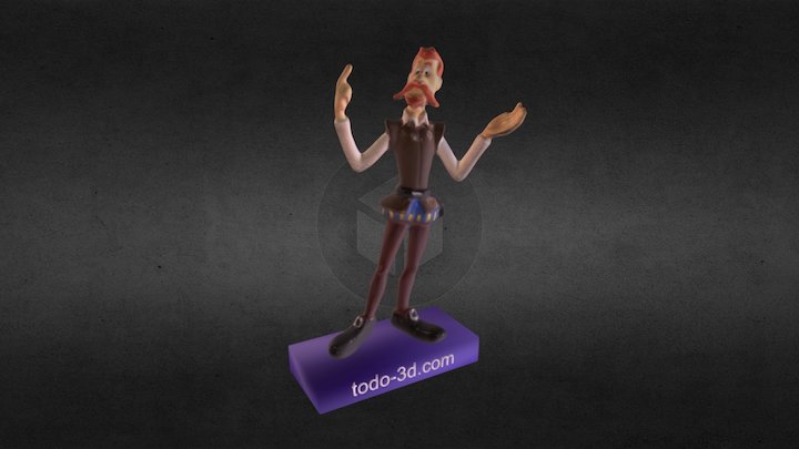 Don Quijote de la Mancha 3D Model