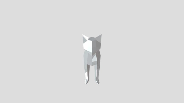 Uploads Files 2583525 ORIGAMI Chat Free 3D Model