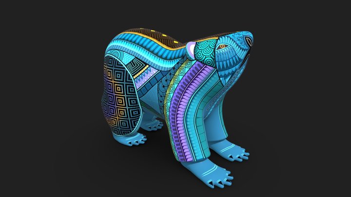Alebrije_Bear 3D Model