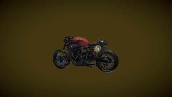 Honda_CafeR 3D Model