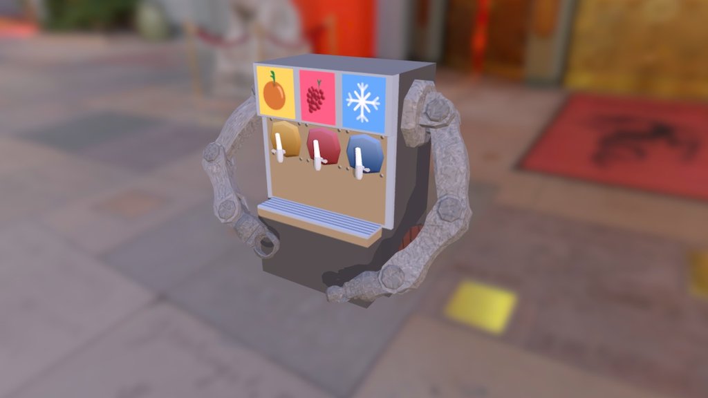 Slurpee Robot - 3D model by Nataly (@biko) [28bd000] - Sketchfab