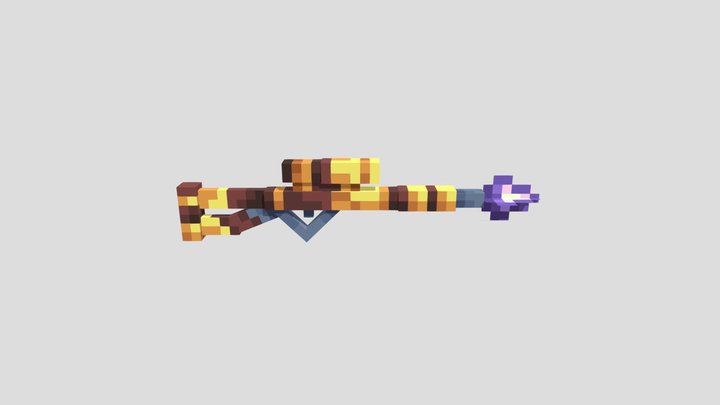 Amethyst Rifle 3D Model