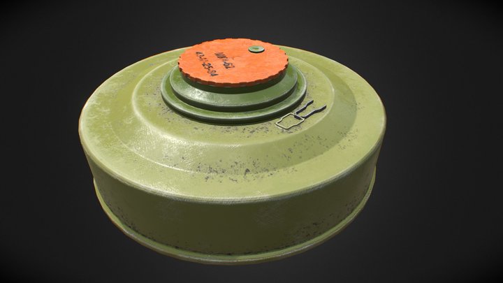 Antitank mine 3D Model