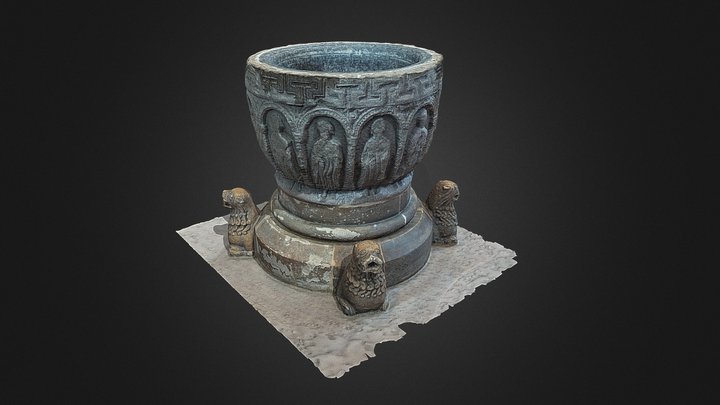 Hereford Cathedral Font – Free 3D Model STL