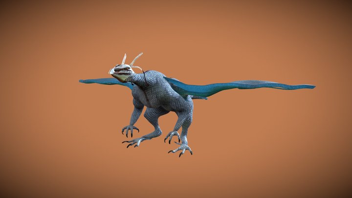 Caterine Martinez; Dragon 3D Model