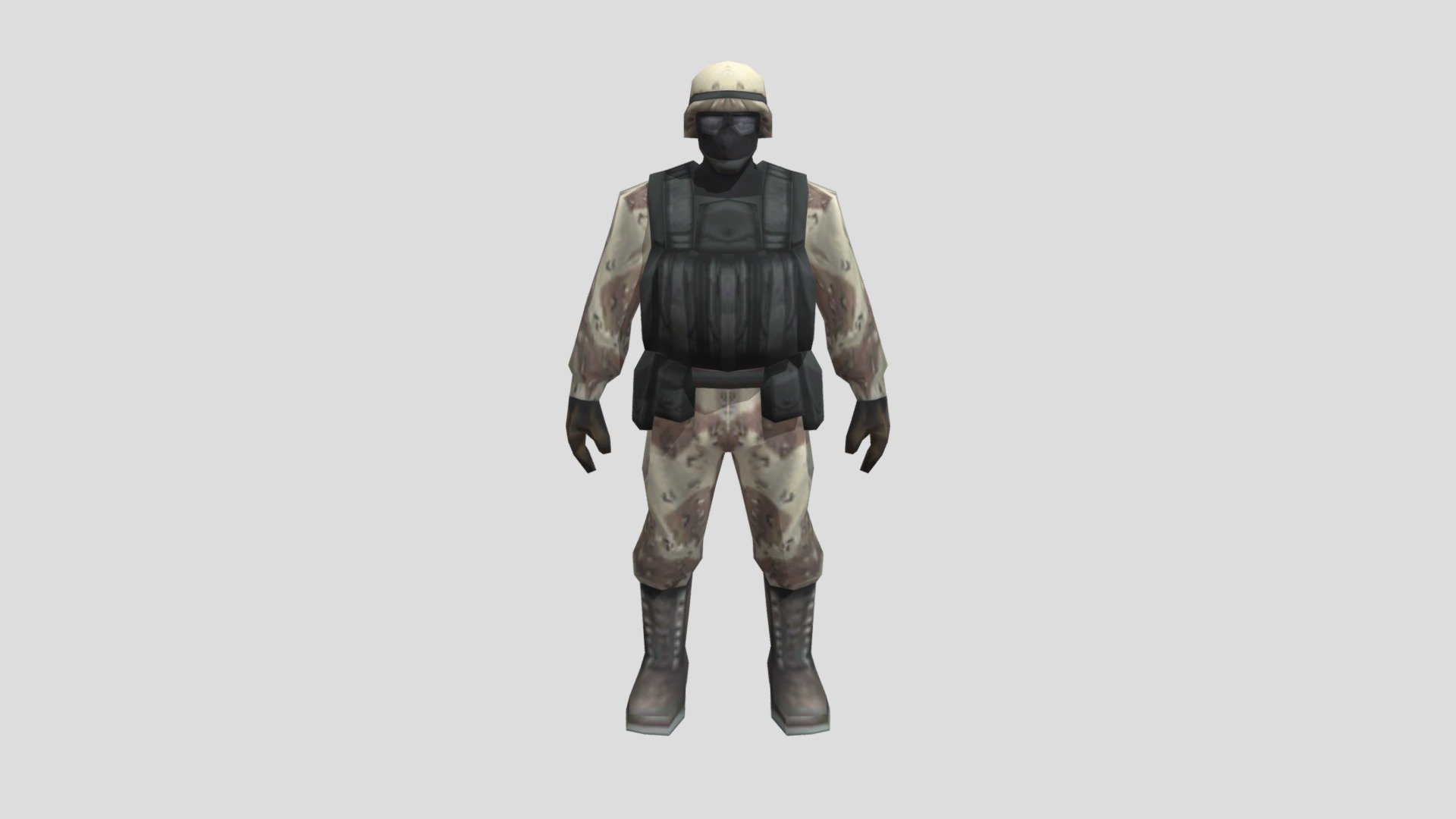 Rifle Soldier (Hulk:Ultimate Destruction) XBOX - Download Free 3D model ...