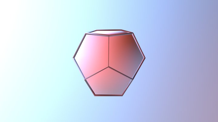Pentagonal Jar 3D Model