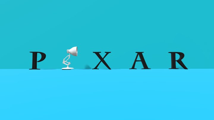Pixar Logo 3D Model