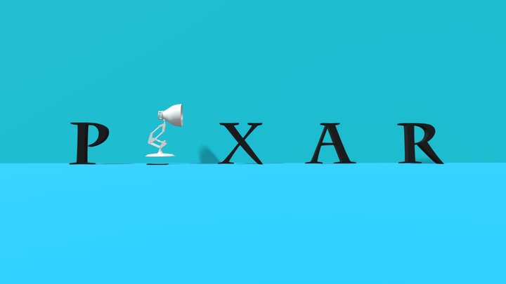 Pixar Logo 3D Model