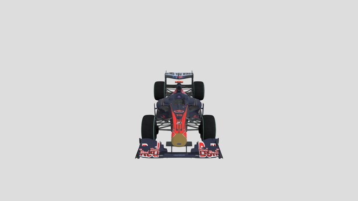 2009 Torro Rosso STR04R Evo – Kostenloses 3D-Modell STL