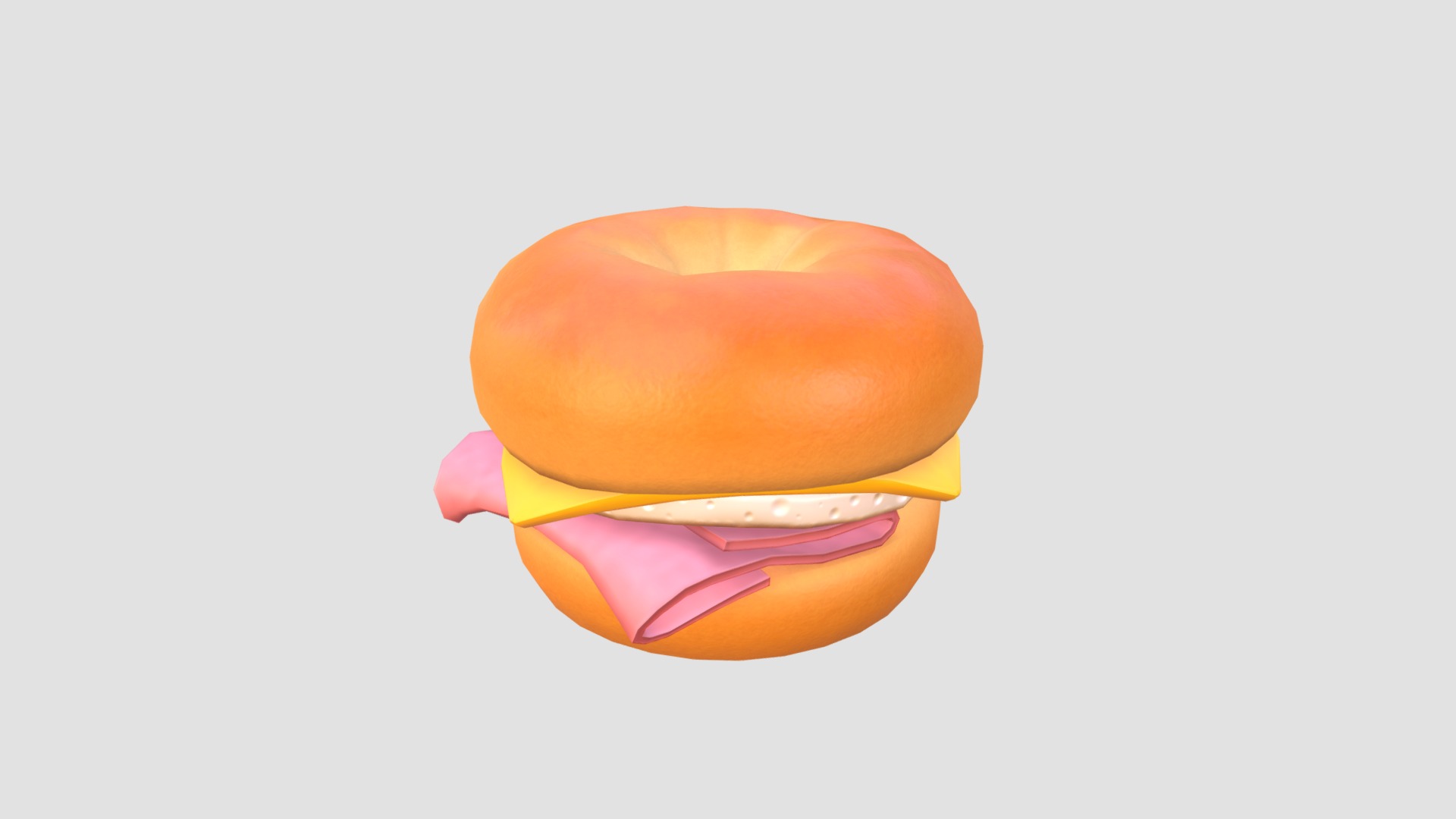 3D model Bagel - This is a 3D model of the Bagel. The 3D model is about chart.