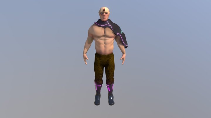 Low Poly Character1 3D Model