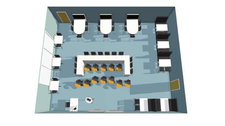 Classroom-Henlow2 3D Model