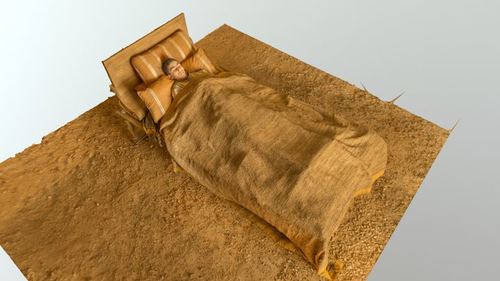 Boy in bed scan 3D Model