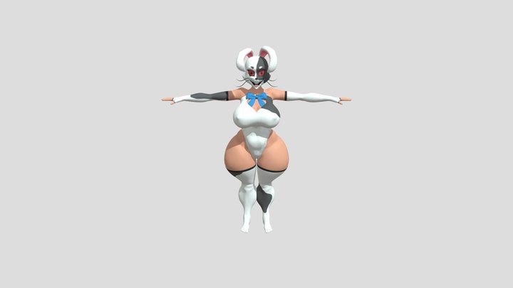 B 3D Model