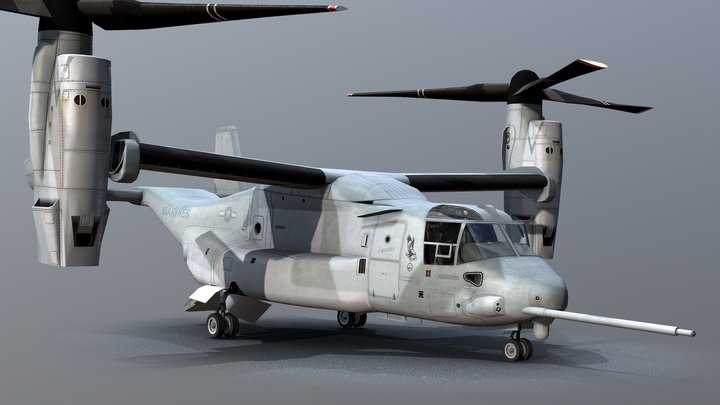 Bell Boeing V-22 Osprey 3D Model