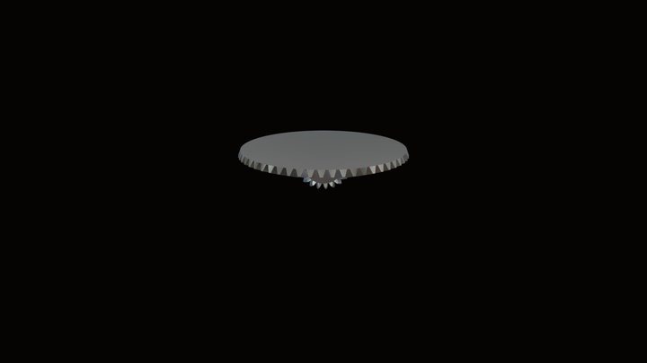 Bevel Gear 3D Model