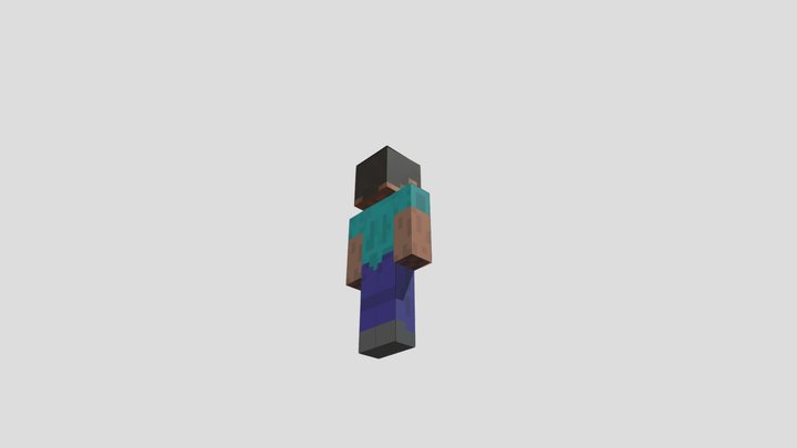 Minecraft Steve 3D Model