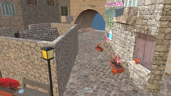 CityScene Italy Venice 3D Model