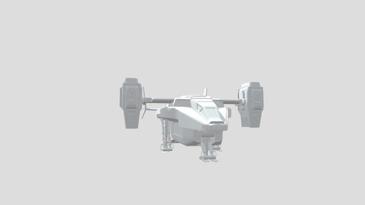 HD2 ' Beta' Dropship 3D Model