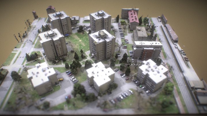 Koprivnica - Trg kralja Tomislava 3D Model