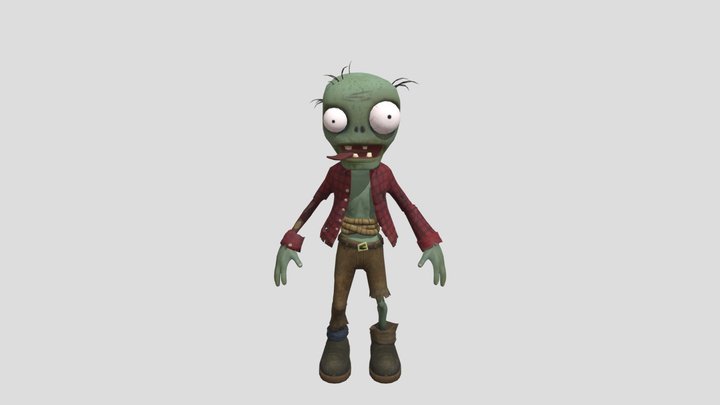 PC Computer Bungee Zombie 3D Model
