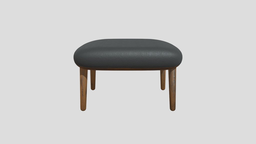 Crosshatch Ottoman 58x40x35