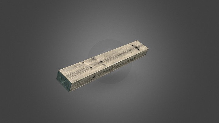 Wooden Board 3D Model