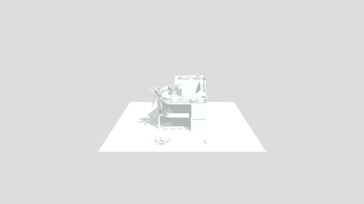 LuxuryHouseComplete-3DView-Full3DModel 3D Model