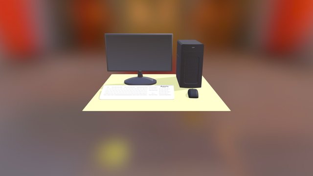 Computer 1 3D Model