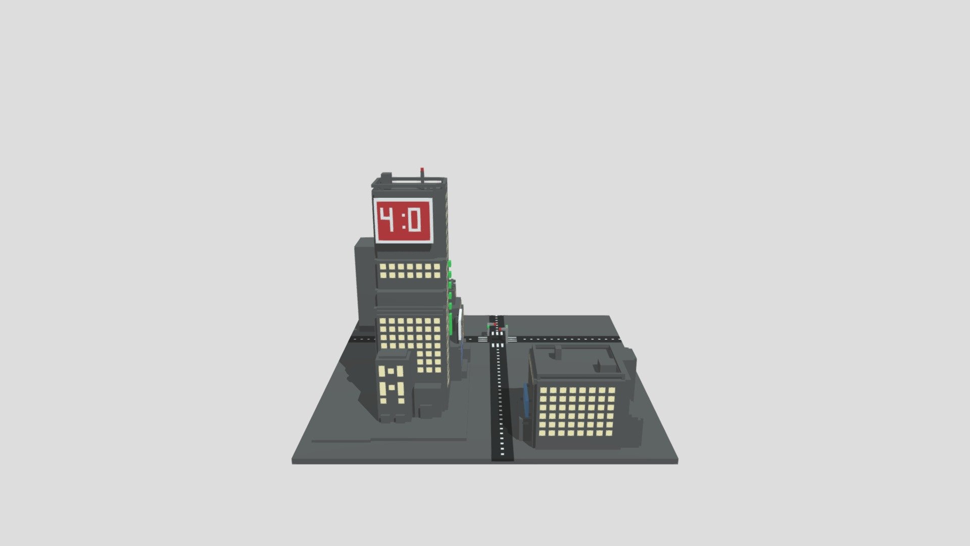 город Magical voxel