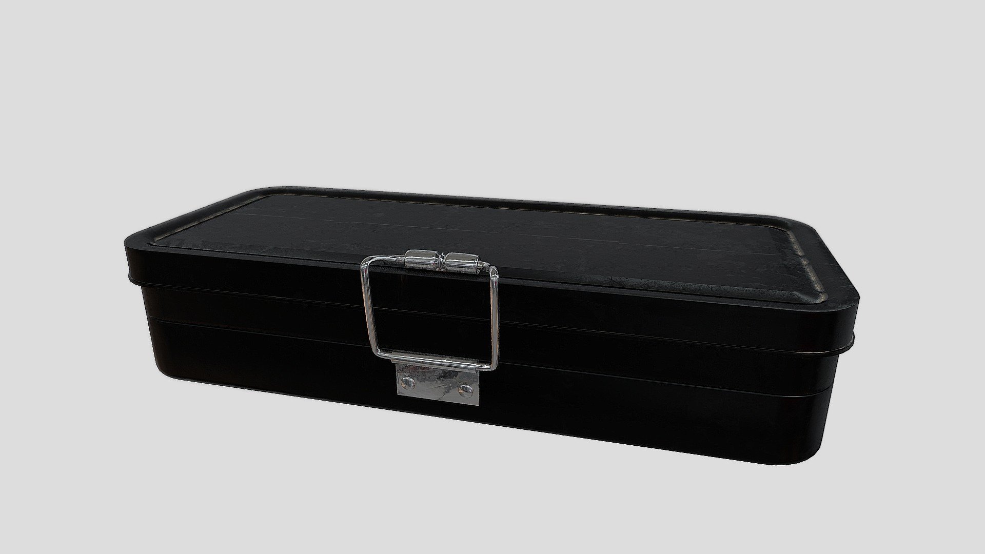 Cash Box Black Aluminium