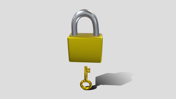 3D Lock Animation 3D Model