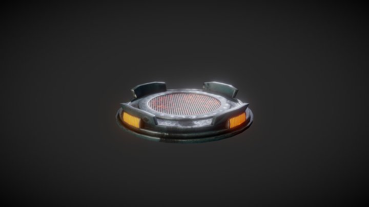 Sci-Fi Pedestal 3D Model