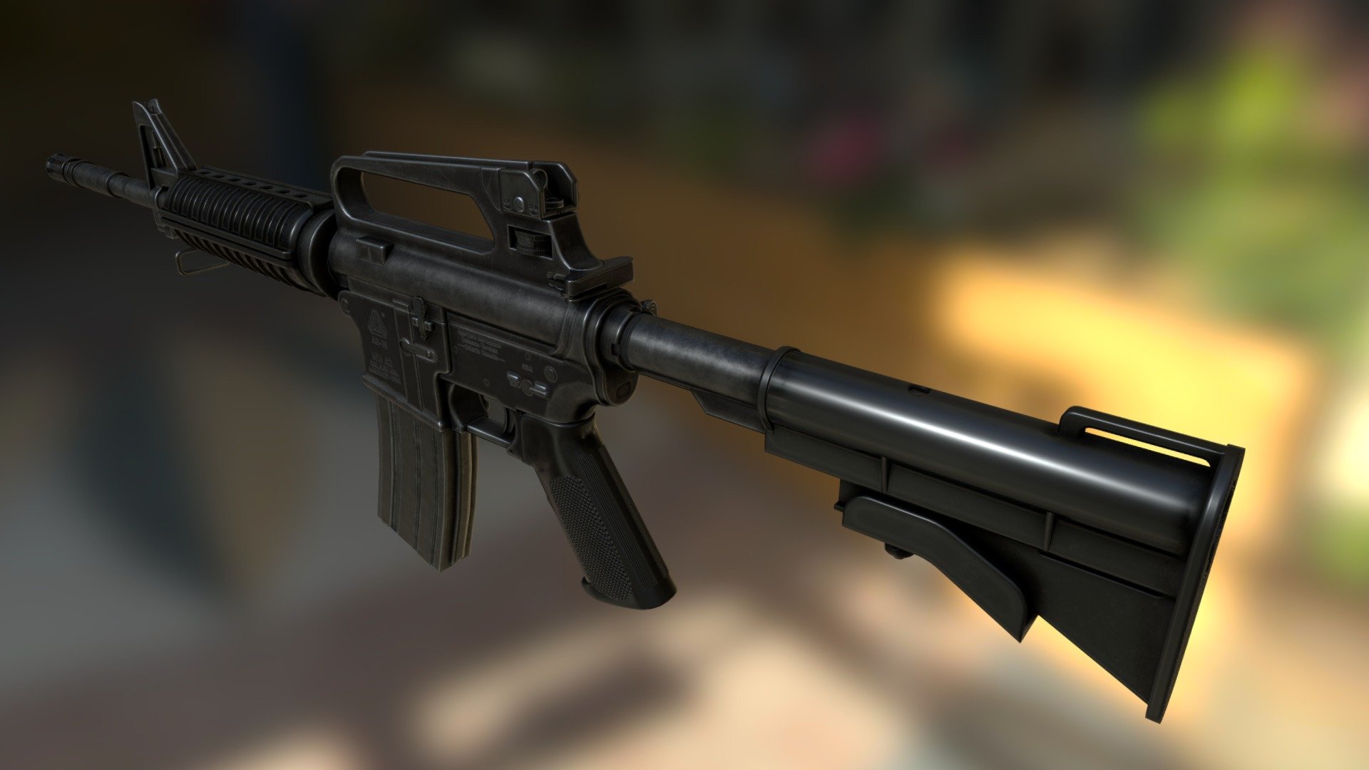 Colt Model 727 Government Carbine - 3D model by Aperture Aerospace