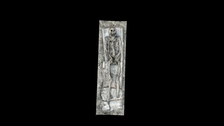 Skeleti i varrit 1 (Grave 1 Skeleton) 3D Model