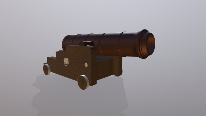 Cannon model 3D Model