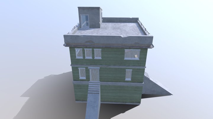 pubg livik building 3D Model