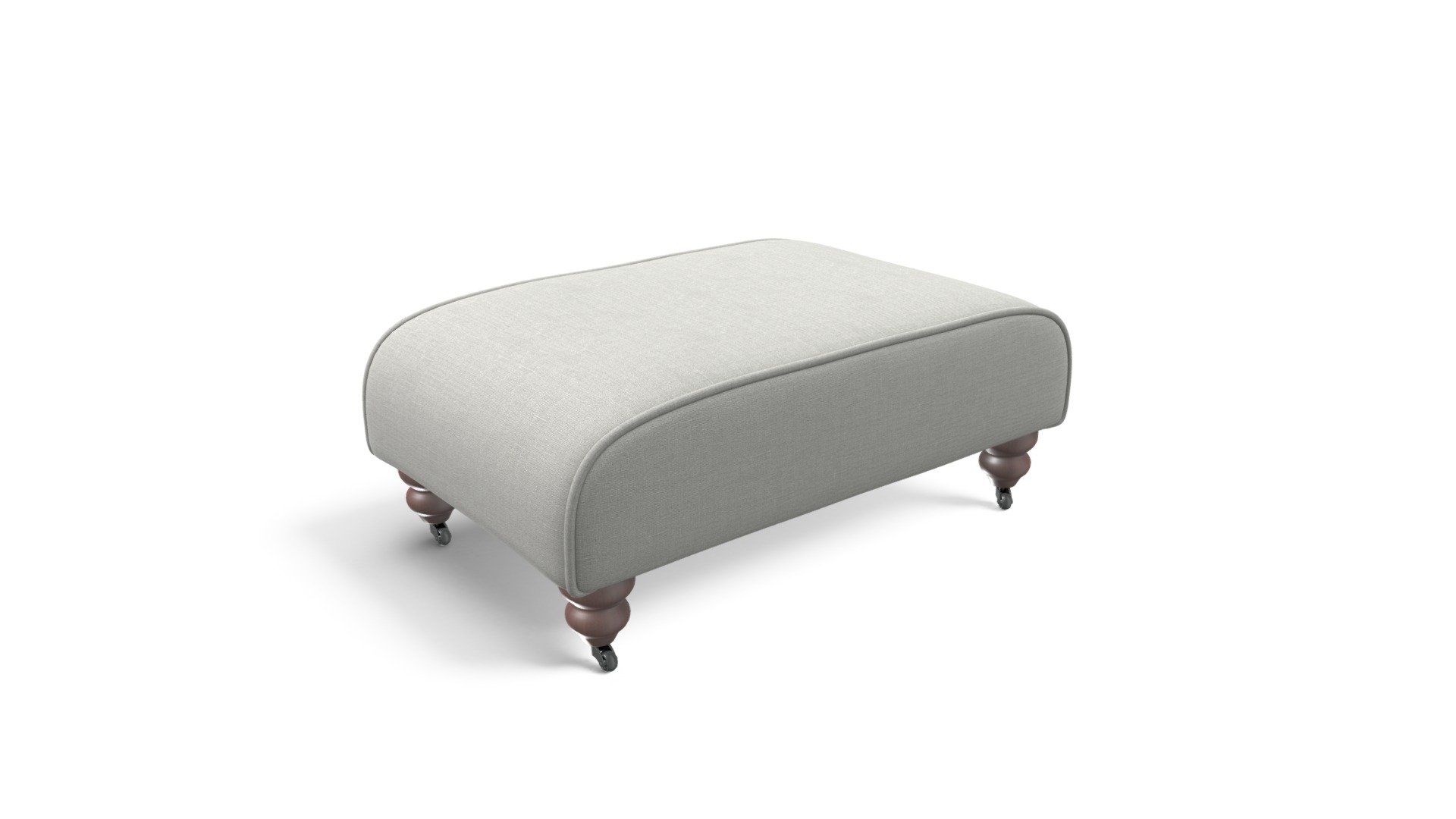 Orson Footstool, Chic Grey