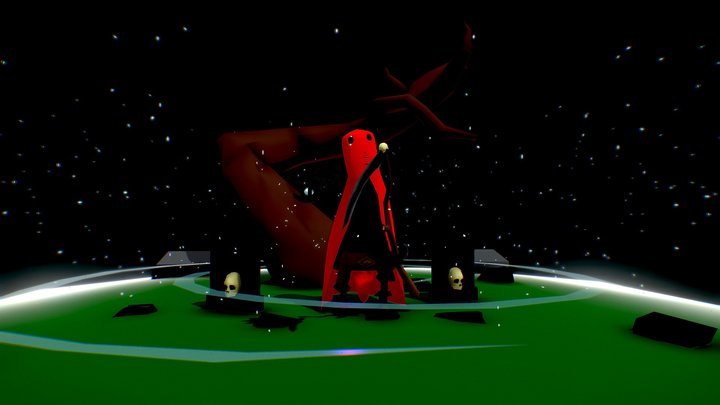 Cemetery keeper 3D Model