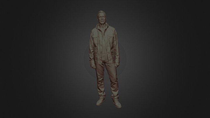 Eric- 4 inches, w/ numbers 3D Model