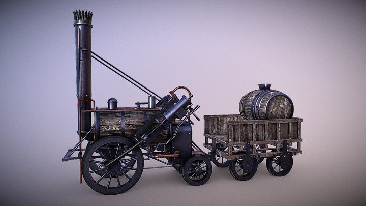 ROCKET Stephenson 3D Model