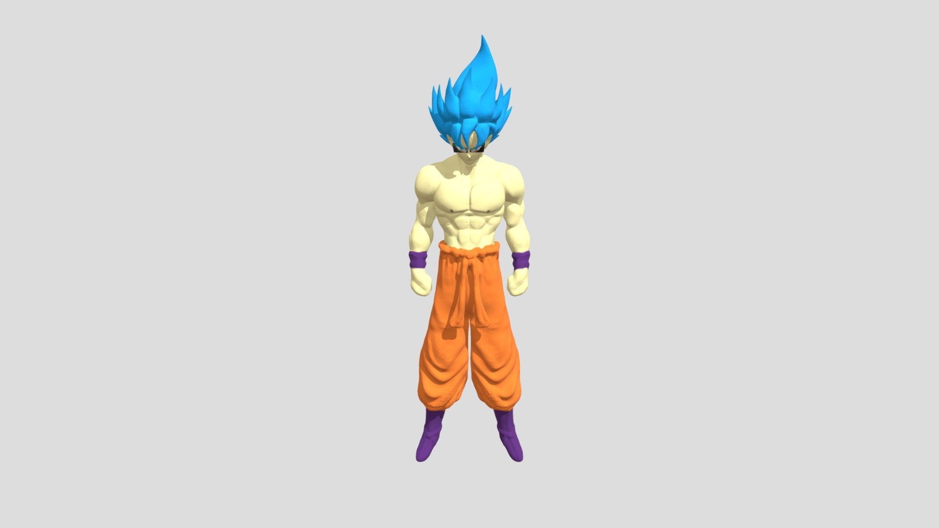 Dragon Ball Z Super Saiyan blue Goku drawing, in Pan India