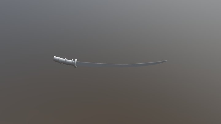 Kawaii Sword 3D Model