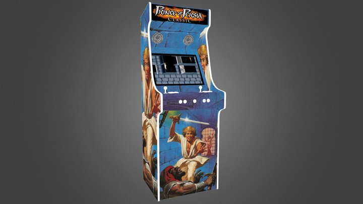 Prince of Persia classique Arcade 3D Model