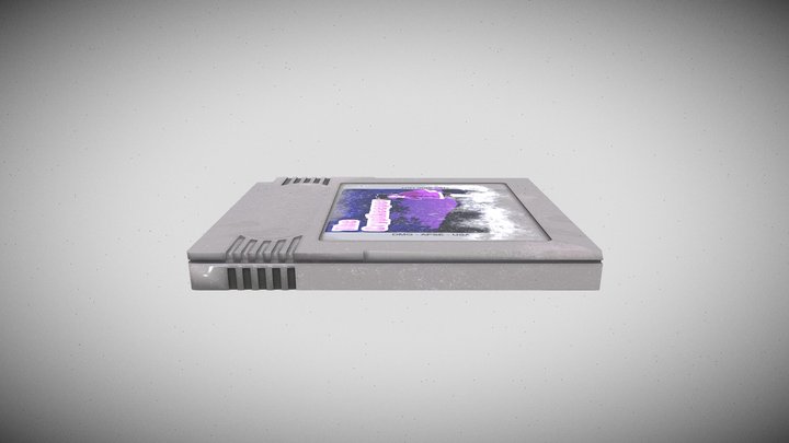 Realistic Gameboy Catridge 3D Model