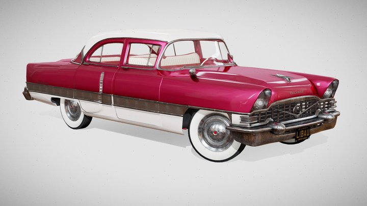 1955 American Sedan (Packard based) 3D Model